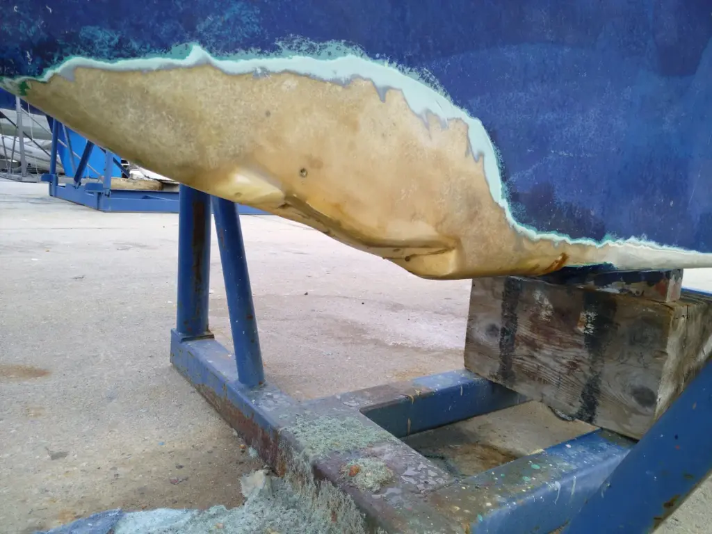 Rumpf eines Bootes